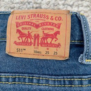 Boys Levi's 511 Slim Blue Jeans